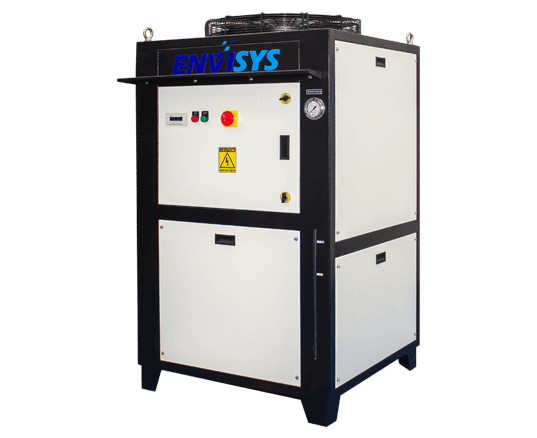 Industrial water chiller by Envisys Technologies, designed for efficient cooling solutions in various industries in India