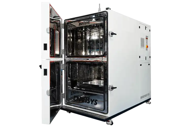 Thermal shock testing chambers from Envisys Technologies, delivered all over India.