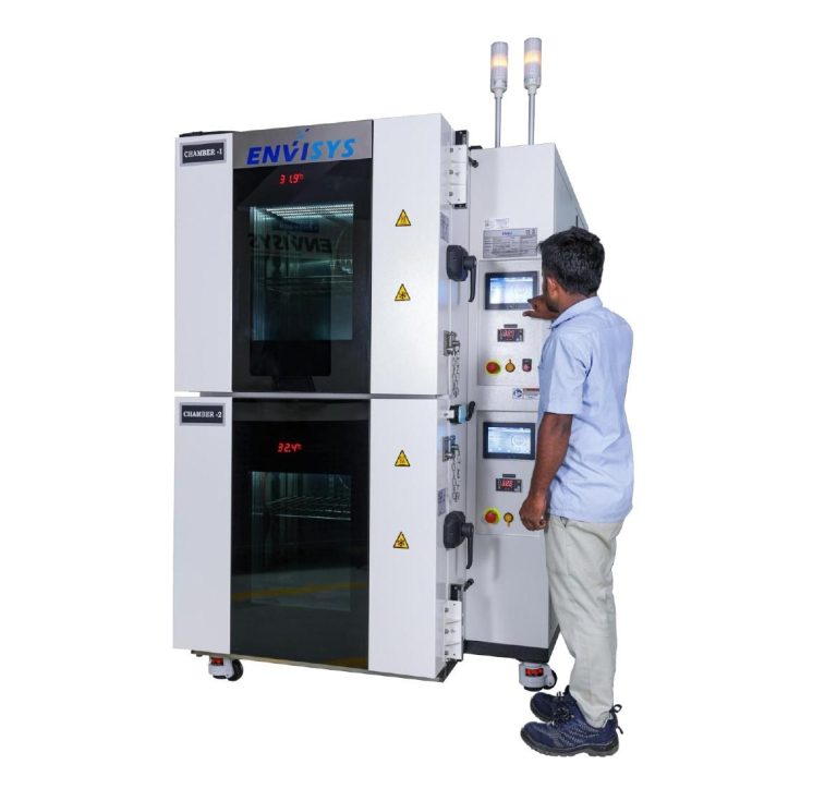Dual Stack Battery Test Chamber