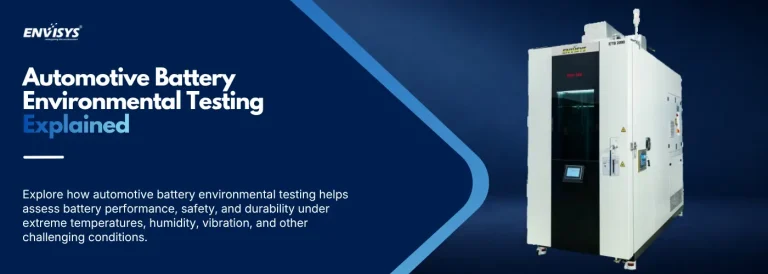 Automotive Battery Environmental Testing Explained