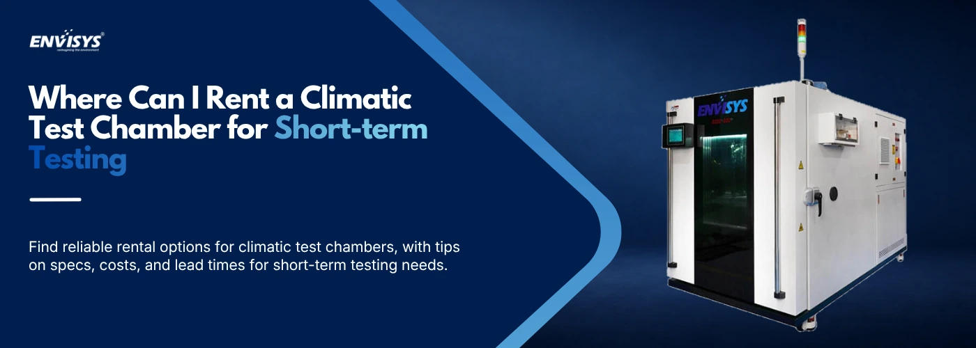 Where Can I Rent a Climatic Test Chamber for Short-term Testing